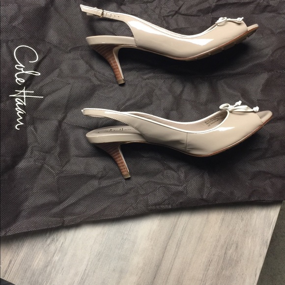 Cole Haan Air Talia Slingback Heels size 8 - Picture 4 of 7